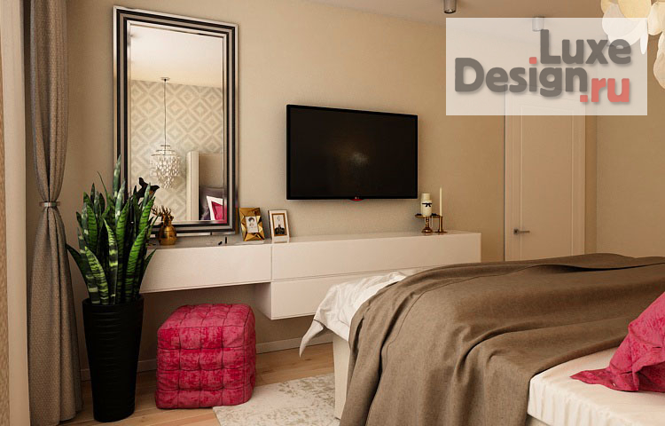 Дизайн интерьера трехкомнатной квартиры "Дизайн 3х комн квартиры в ЖК Эгоист" (фото 10)