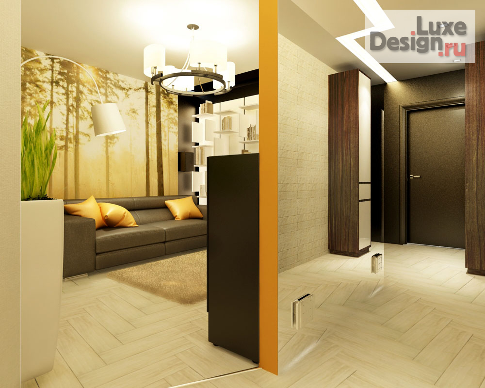 Дизайн интерьера двухкомнатной квартиры "2х комнатная квартира" (фото 9)
