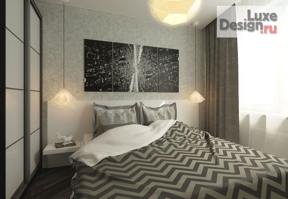 Дизайн интерьера двухкомнатной квартиры "Дизайн 2х к кв в ЖК Эгоист" (фото 11)