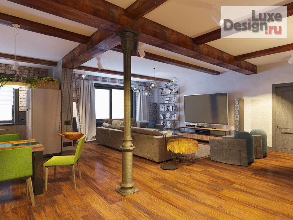 Дизайн интерьера трехкомнатной квартиры "Дизайн 3 комнатной квартиры в ЖК Ямайка" (фото 12)