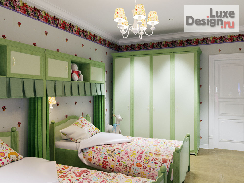 Дизайн интерьера трехкомнатной квартиры "Дизайн 3х комнатной квартиры в ЖК Изумрудный" (фото 11)