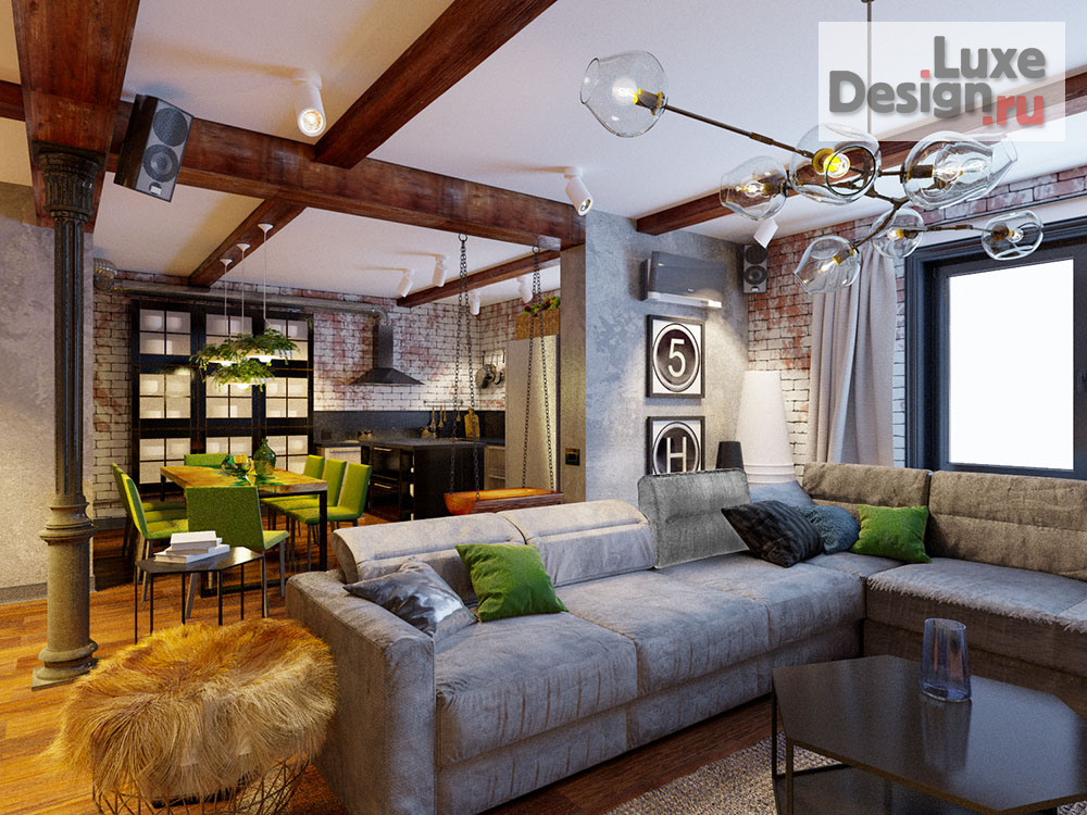 Дизайн интерьера трехкомнатной квартиры "Дизайн 3 комнатной квартиры в ЖК Ямайка" (фото 13)