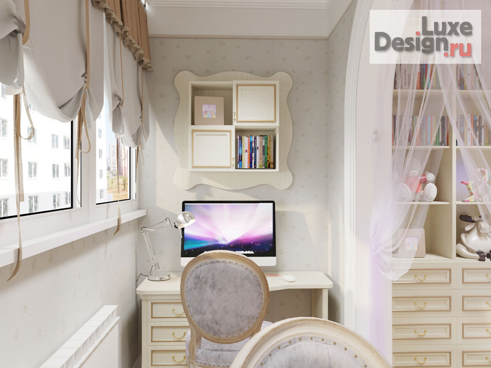 Дизайн интерьера трехкомнатной квартиры "Дизайн 3х комнатной квартиры в ЖК Изумрудный" (фото 17)