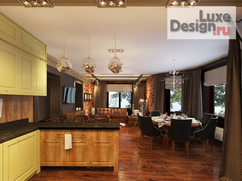 Дизайн интерьера коттеджа "Дизайн коттеджа " (фото 1)