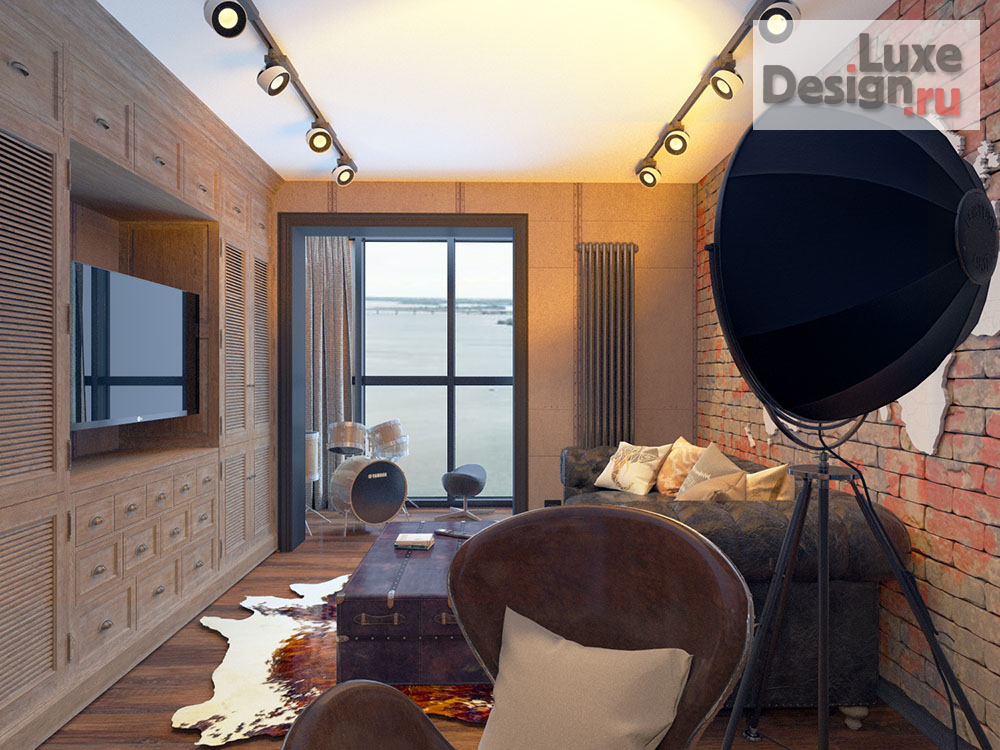 Дизайн интерьера трехкомнатной квартиры "Дизайн 3 комнатной квартиры в ЖК Ямайка" (фото 2)