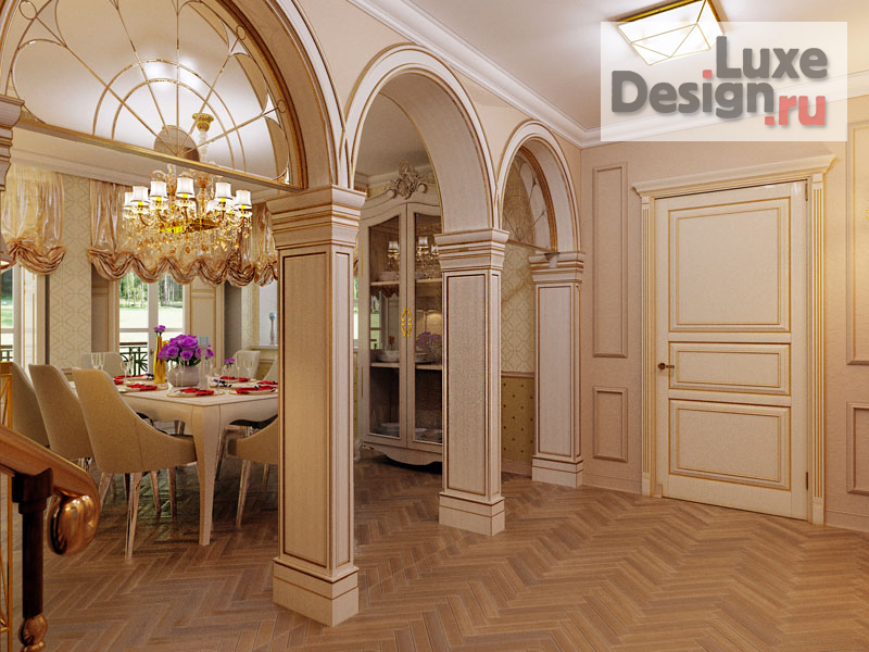 Дизайн интерьера коттеджа "Дизайн коттеджа" (фото 2)