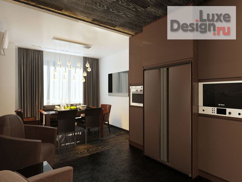 Дизайн интерьера двухкомнатной квартиры "Дизайн 2х комнатной квартиры в ЖК Эгоист" (фото 3)