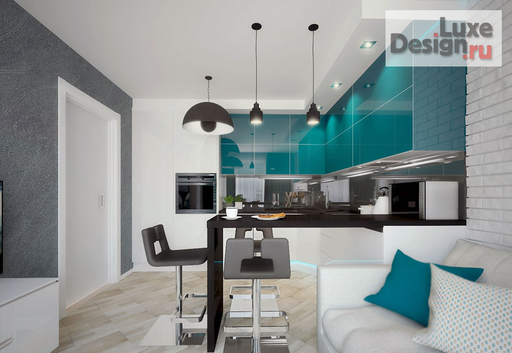 Дизайн интерьера двухкомнатной квартиры "Дизайн 2х к кв в ЖК Эгоист" (фото 4)