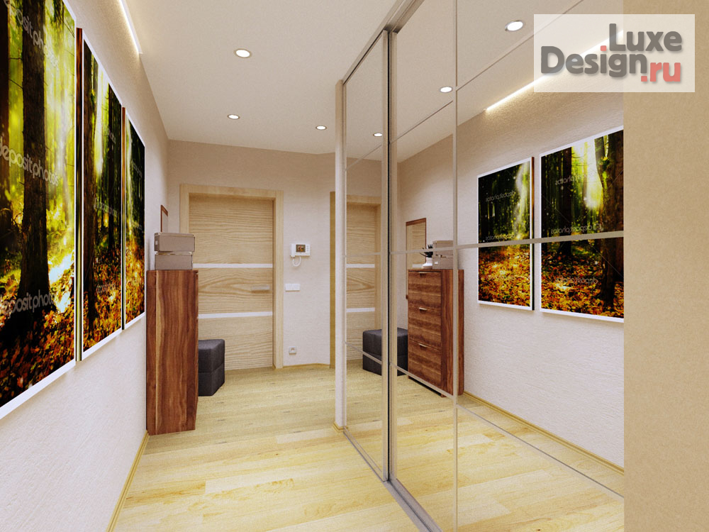 Дизайн интерьера трехкомнатной квартиры "Дизайн 3х комнатной квартиры " (фото 4)