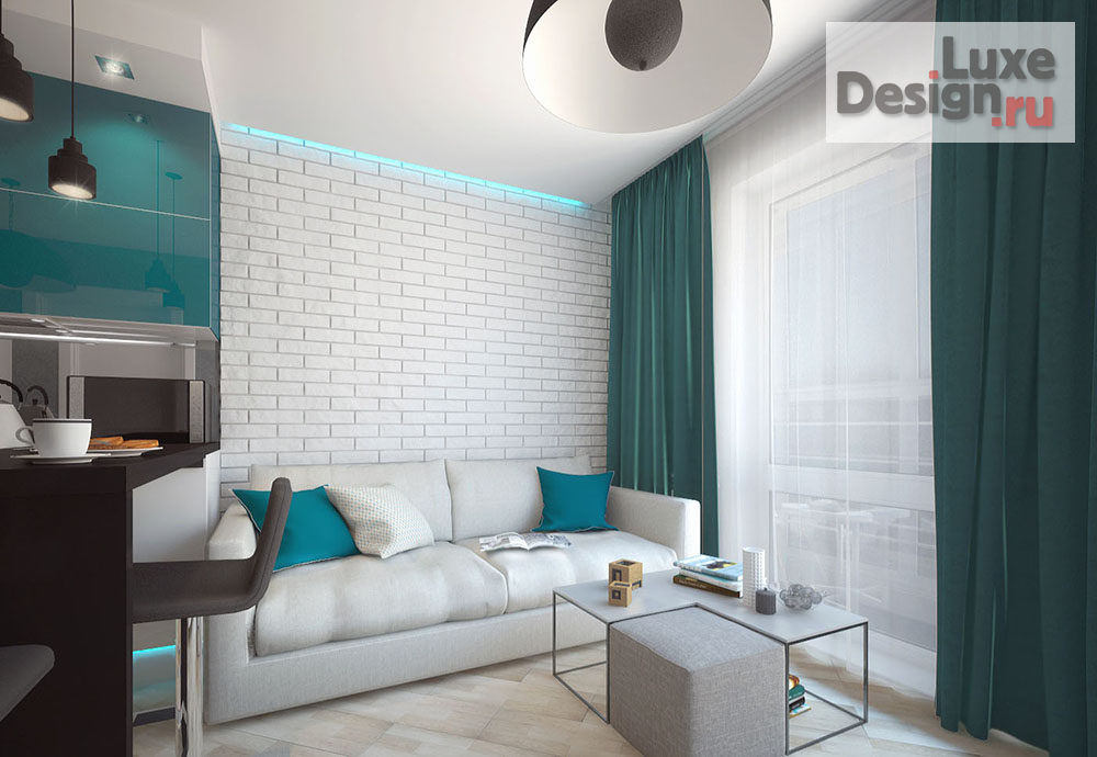 Дизайн интерьера двухкомнатной квартиры "Дизайн 2х к кв в ЖК Эгоист" (фото 5)