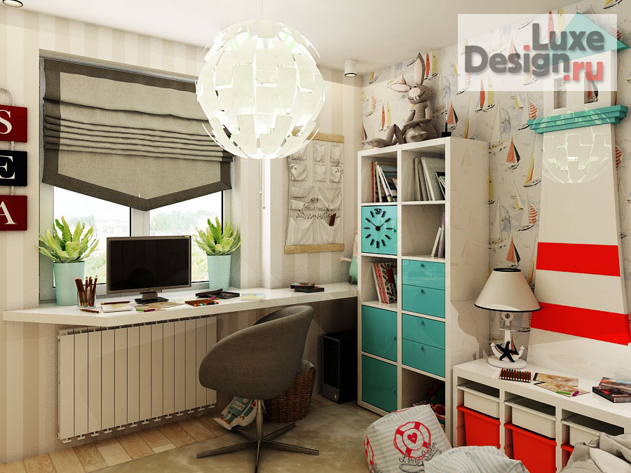 Дизайн интерьера коттеджа "Дизайн 3 комнатной квартиры в ЖК Лазурный" (фото 5)