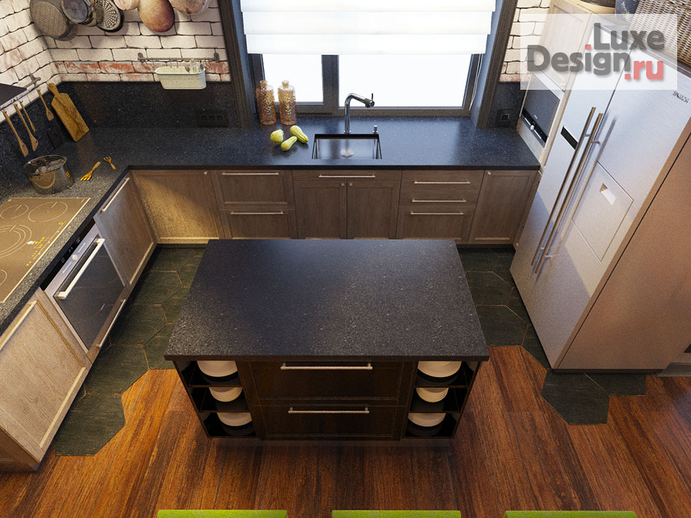 Дизайн интерьера трехкомнатной квартиры "Дизайн 3 комнатной квартиры в ЖК Ямайка" (фото 7)