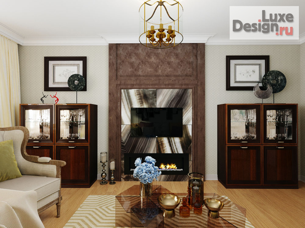 Дизайн интерьера трехкомнатной квартиры "Дизайн 3х комнатной квартиры в ЖК Изумрудный" (фото 8)