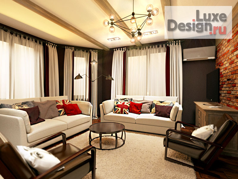 Дизайн интерьера коттеджа "Дизайн коттеджа " (фото 8)