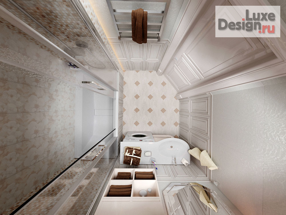 Дизайн интерьера трехкомнатной квартиры "Дизайн 3х комнатной квартиры в ЖК Изумрудный" (фото 9)