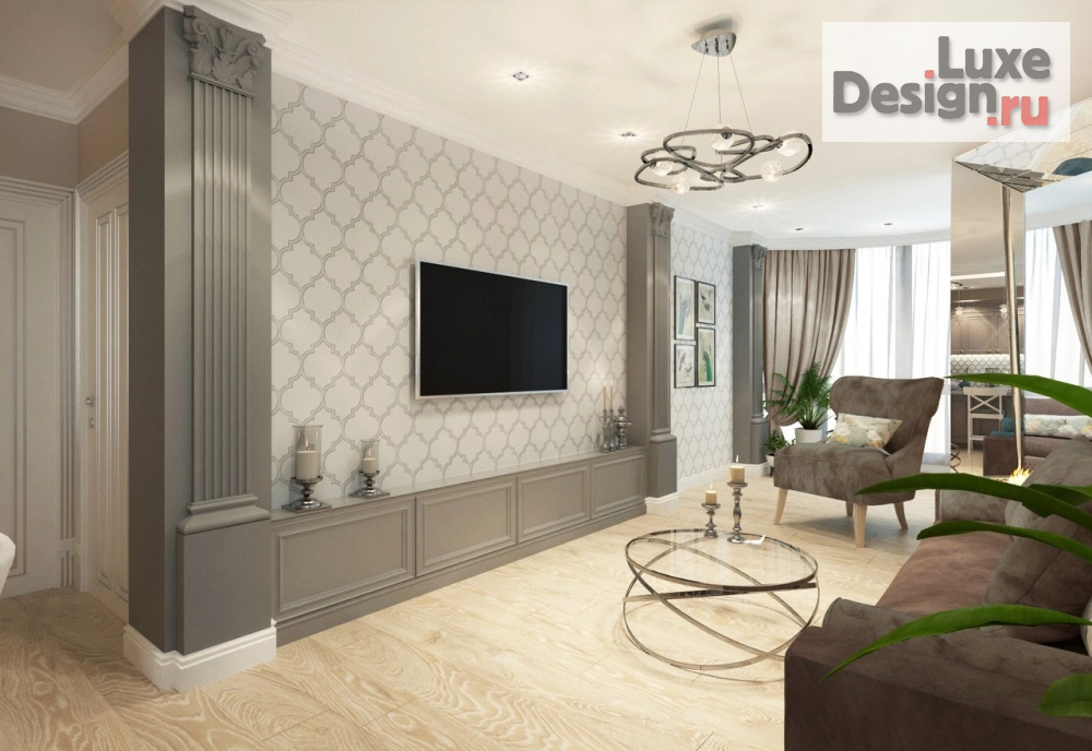 Дизайн интерьера трехкомнатной квартиры "Проект квартиры" (фото 2)