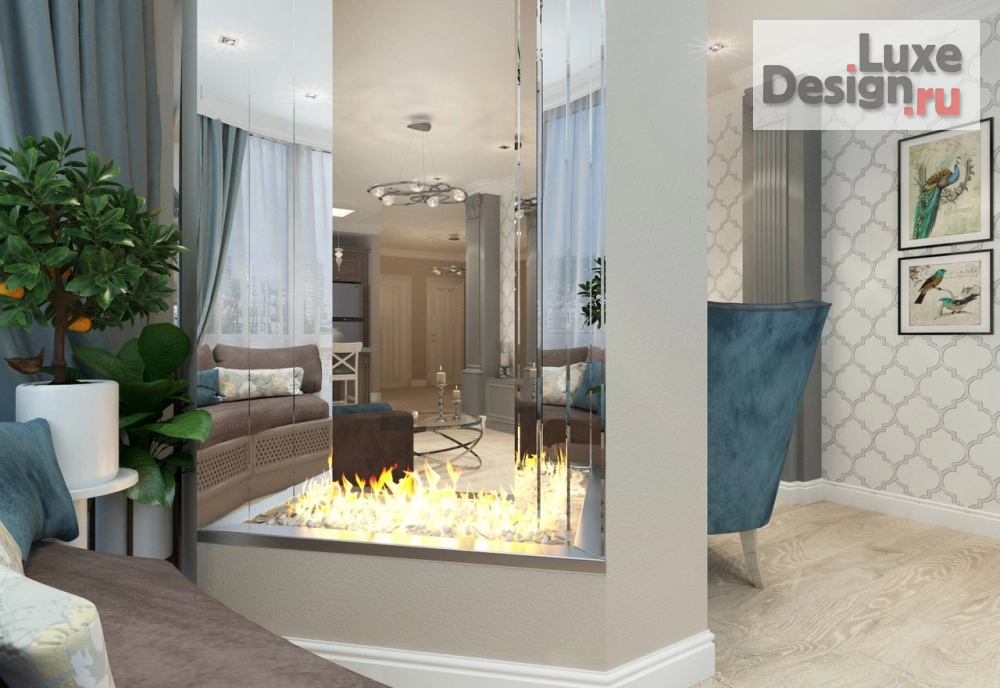 Дизайн интерьера трехкомнатной квартиры "Проект квартиры" (фото 3)