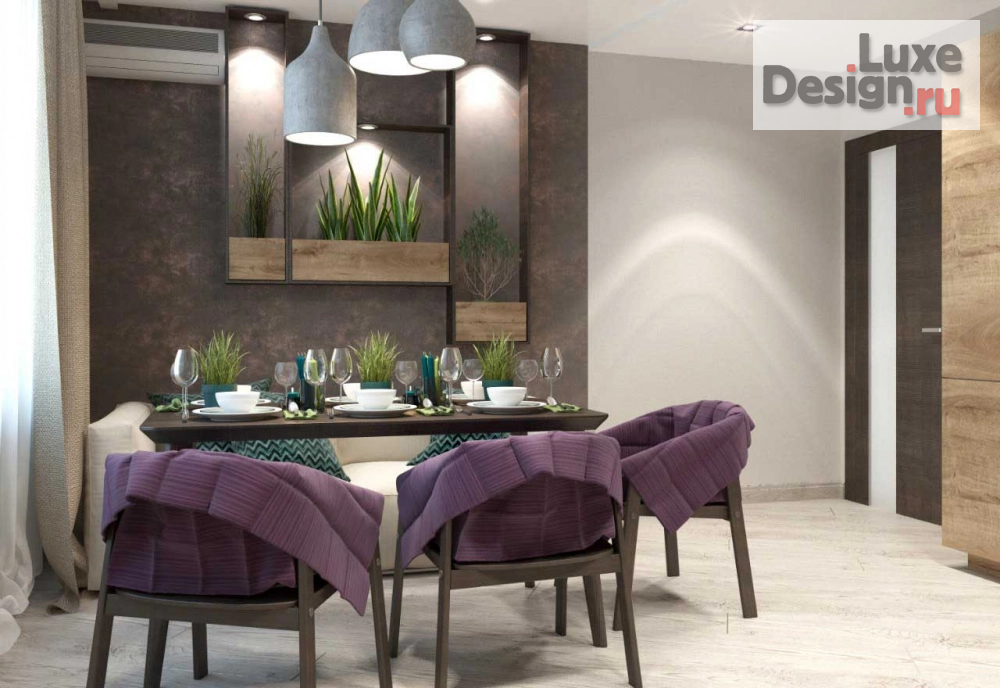 Дизайн интерьера двухкомнатной квартиры "Проект квартиры" (фото 4)