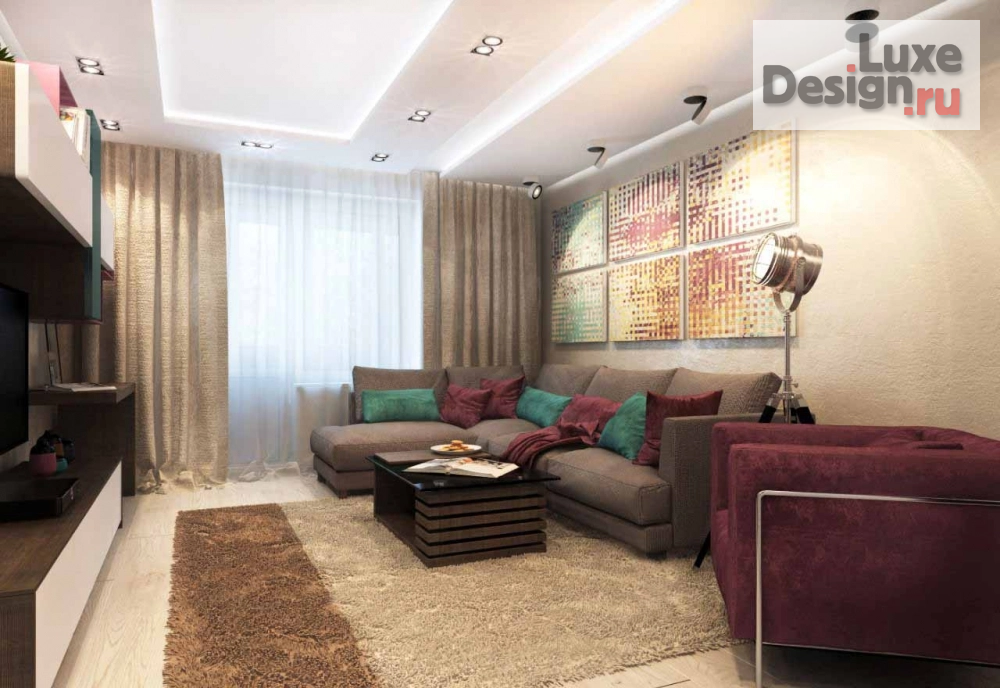 Дизайн интерьера двухкомнатной квартиры "Проект квартиры" (фото 6)