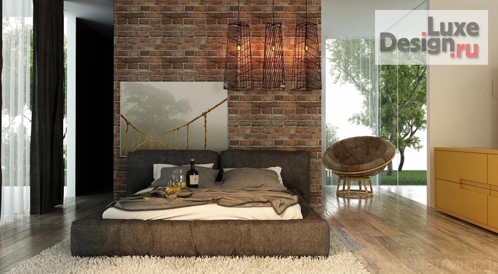 Дизайн интерьера коттеджа "Проект дома в стиле лофт" (фото 2)